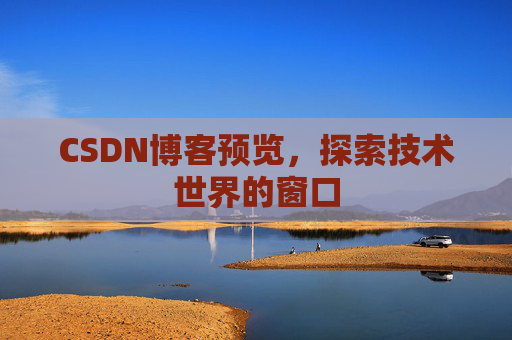 CSDN博客预览，探索技术世界的窗口